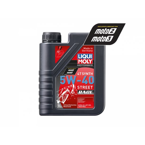 Liqui Moly Fuld syntetisk Street Race MC olie 5W-40 - 1 L