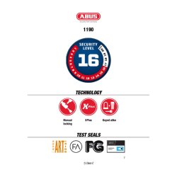 ABUS 1190/120 MC Ls og Kde