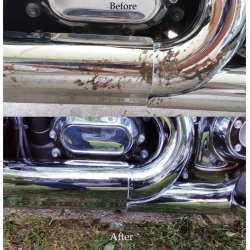 BLUE-JOB MC Chrom polering