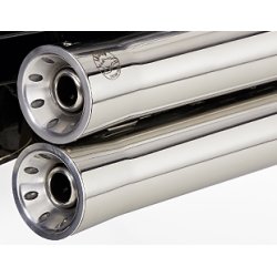 Falcon 2-2 MC Udstdningssystem "Double Groove" til Kawasaki