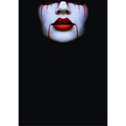 MC Ansigtsmaske med Silikonepad p Nsen - Bloody