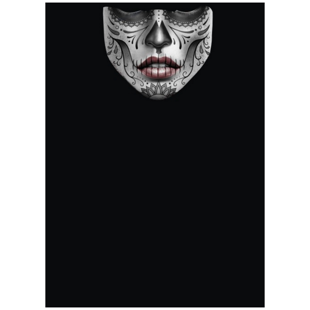 MC Ansigtsmaske med Silikonepad på Næsen - Face 6