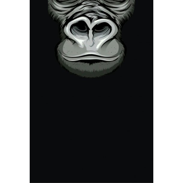 MC Ansigtsmaske med Silikonepad på Næsen - Monkey 3