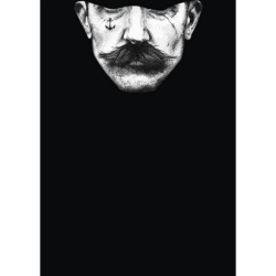 MC Ansigtsmaske med Silikonepad p Nsen - Sailor