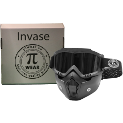 PiWear&nbsp;MC Motorbrille / Maske INVASE Smoked