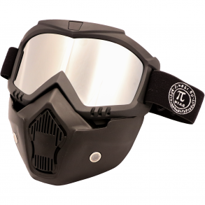 PiWear MC Motorbrille / Maske INVASE Spejl