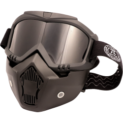 PiWear MC Motorbrille /Maske INVASE Kit Spejl og Smoke